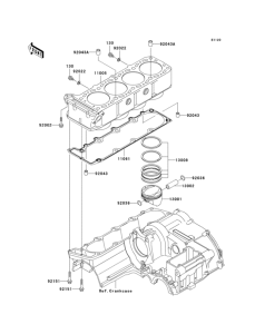ZR1200 Цилиндр и поршни