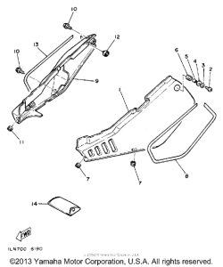 TT350S Боковые обтекатели