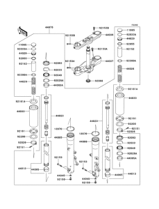 VN2000 Вилка передней оси