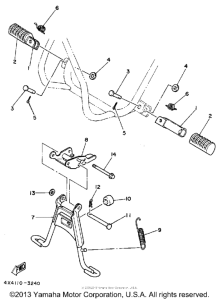 PW50K Подножки