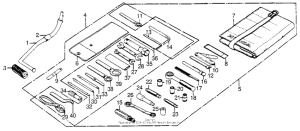 GL1000 Tool set + kick starter arm