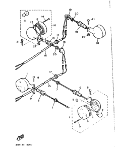 XV535SE Поворотники