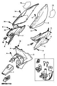 YQ50 Боковые обтекатели