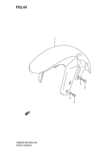 VZ800 Переднее крыло