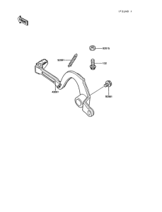  Педаль тормоза