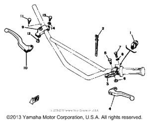 MX100H Handle switch - lever