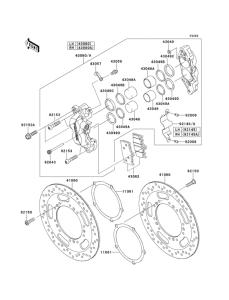  Передний тормоз