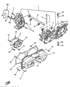 YN50 Картер двигателя