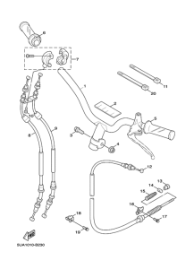 XC125 ｽﾃｱﾘﾝｸﾞﾊﾝﾄﾞﾙ. ｹｰﾌﾞﾙ