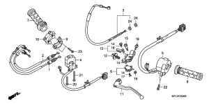  Handle lever / switch / cable