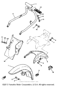 SR185H Крыло переднее и задние
