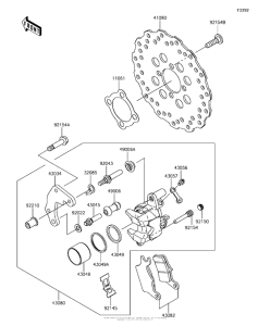 BR125 Передний тормоз
