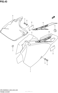  Frame Cover (Dr-Z400Sml3 E33)