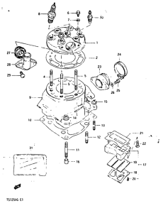 TS125 Цилиндр