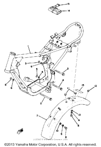 GTMXE Frame - rear fender
