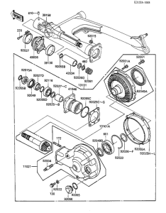 KZ1100 Drive shaft / final gears