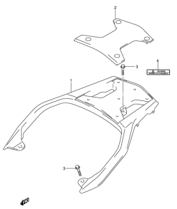 DL1000 Багажник