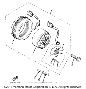 XJ650J Ac generator