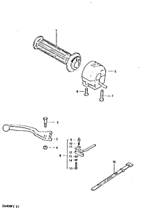 GSX400 Right handle switch