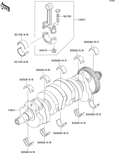 ZR1000 Коленвал
