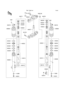  Передняя вилка