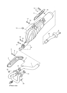 XT600E Глушитель