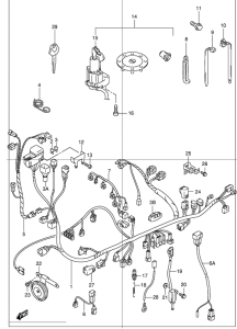 GSX1300R Жгут проводов