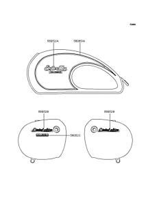 BJ250 Наклейки