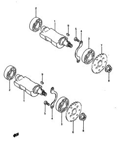 DR650 Балансир кривошипа