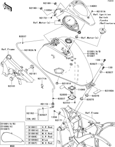 VN900 Fuel tank(1 / 2)(caf / cbf)