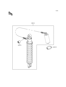 KMX125 Амортизатор
