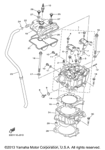 YZ450FAL Цилиндры