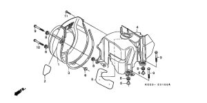 SH100 Fan cover / shroud