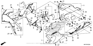  Обтекатель средняя часть