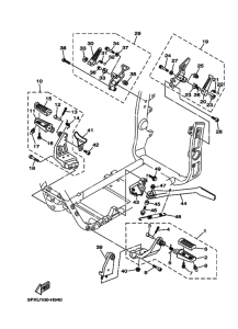 XV1700PC Support & repose pied