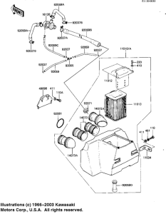 KZ1100 Воздухоочиститель
