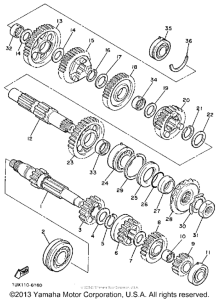 FJ1200TC Трансмиссия