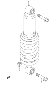 RV125 Задние амортизаторы