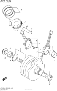 VL1500 Коленвал