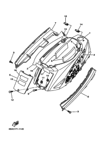 CY50 CY50N Боковая крышка