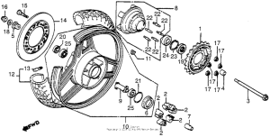 CB1000 Переднее колесо