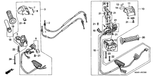 CN250 Switch / cable