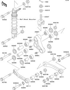 ZX400 Подвеска