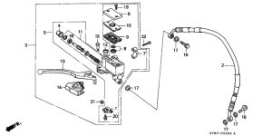 CRM50R Fr. brake master cylinder