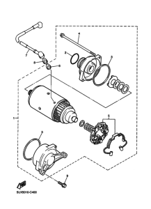 XJR1300 Стартерный мотор