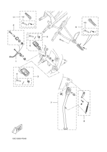 DT50RSM Stand & footrest