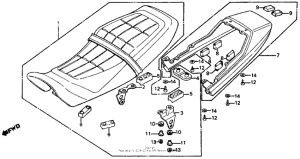 FT500 Сиденье