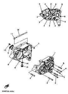 AG100 Картер двигателя