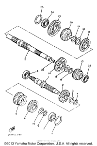 XVZ13T Трансмиссия