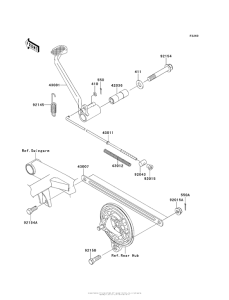 AN112 Педаль тормоза